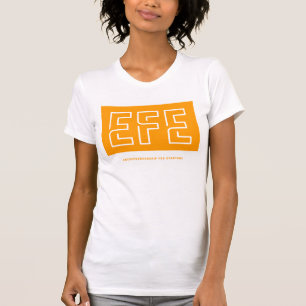 EFE Kvinnors smala passande T-Shirt
