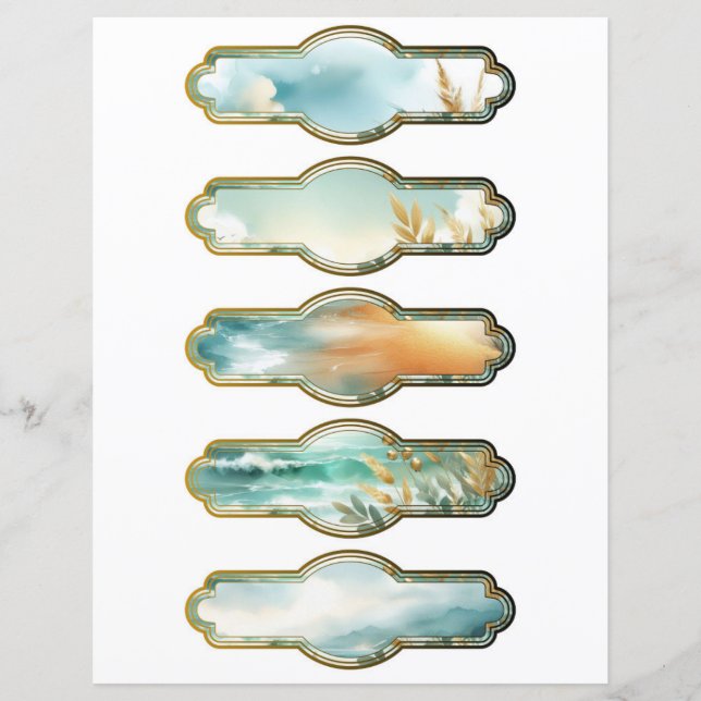 Efemära Etiketter Decoupage Skrot Journal Scrapboo (Framsida)