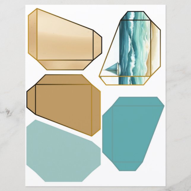 Efemära fickor Scrapbooking Decoupage (Framsida)