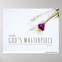 Efesier 2:10 - Du är Guds mästerverk Poster
