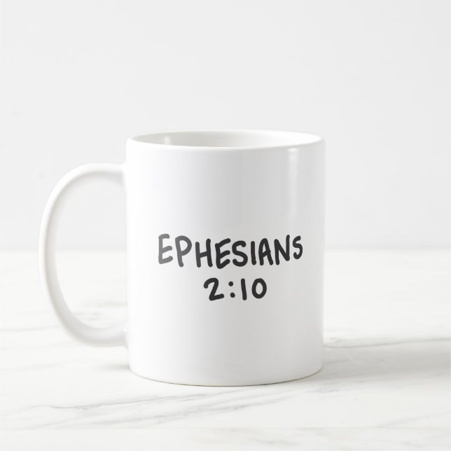 Efesier 2:10 kaffemugg (Vänster)