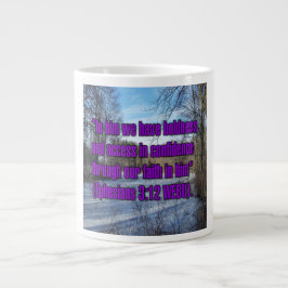 Efesier 3:12 WEBU Mugg Jumbo Mugg