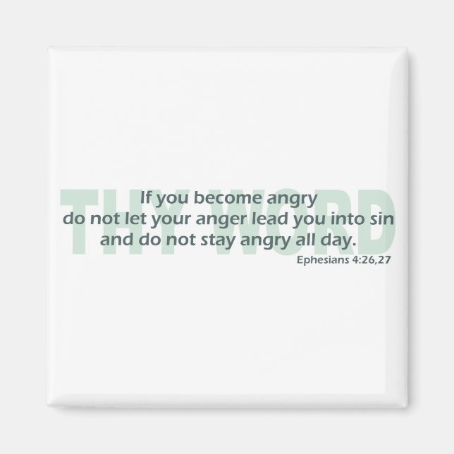 Efesier 4: 26-27 magnet (Framsidan)