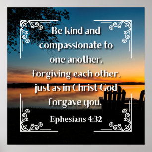 Efesier 4:32 poster