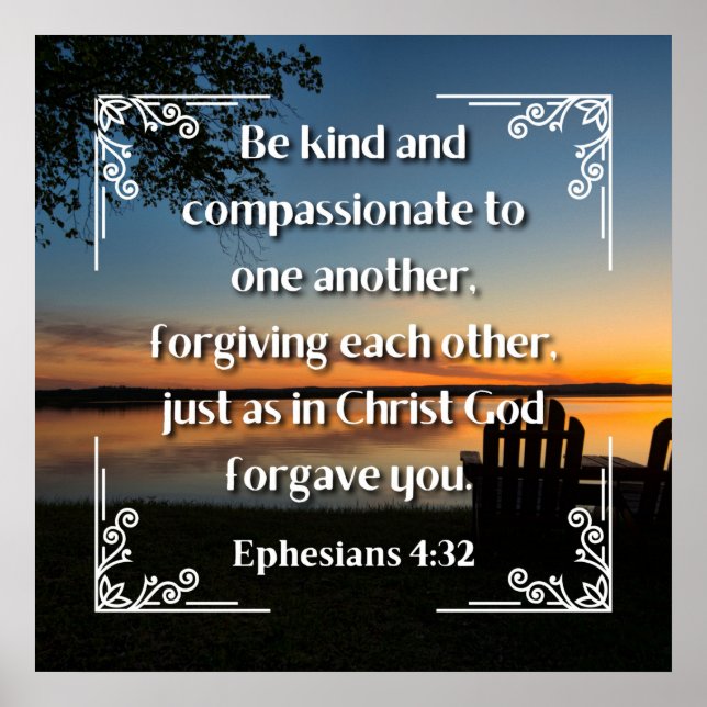 Efesier 4:32 poster (Framsidan)