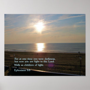 Efesier 5:8 Soluppgång Poster