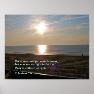 Efesier 5:8 Soluppgång Poster