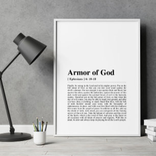 Efesier 6:10-18 Guds armor Poster
