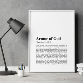 Efesier 6:10-18 Guds armor Poster