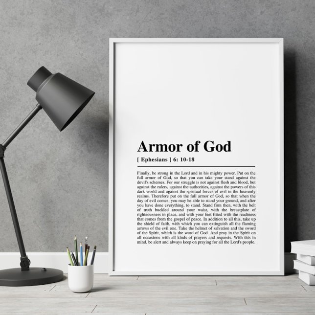 Efesier 6:10-18 Guds armor Poster (Skapare uppladdad)