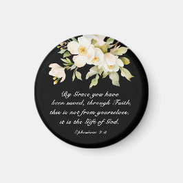 Efesierna 2:8 Med Grace har du sparat Bible Magnet