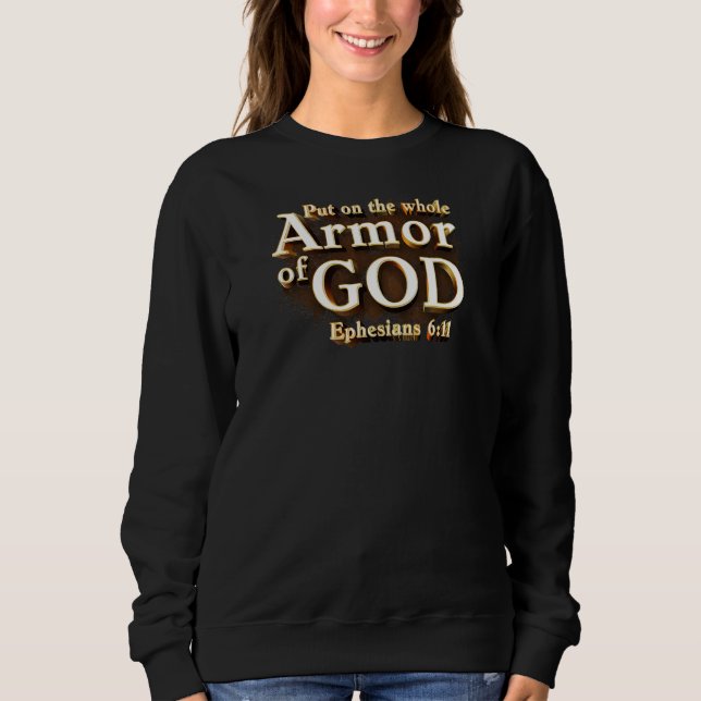 Efesierna 6:11 Sätt på hela armen av GOD Faith T Shirt (Framsida)