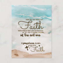 Efesierna 6:16 Ta upp skölden för troende Bibel