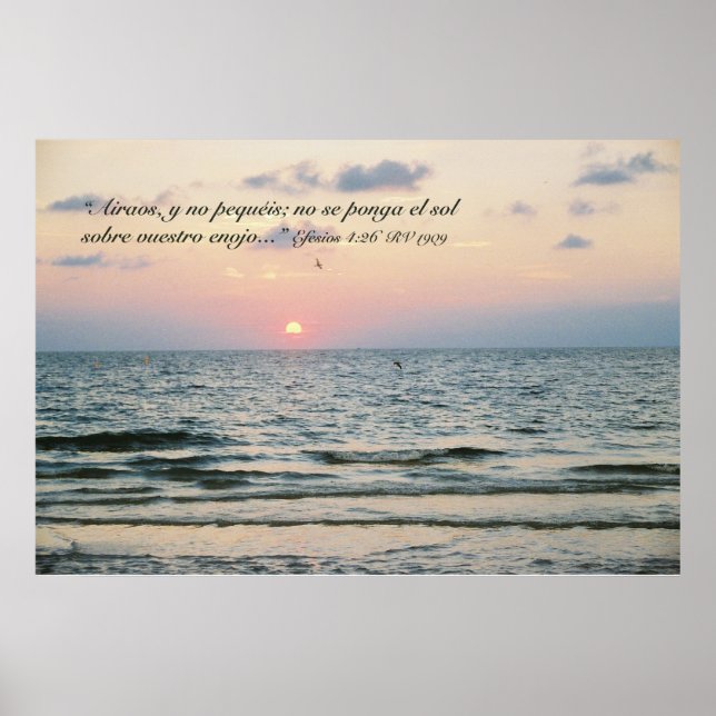 Efesios 4:26 poster (Framsidan)