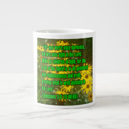 Efesiskt 5:8-10 WEBU Mug Jumbo Mugg