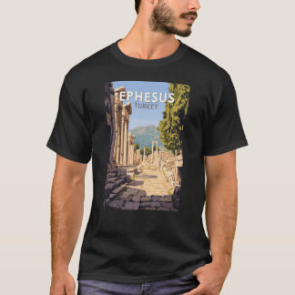 Efesurkeyravel Konst Vintage familj T Shirt