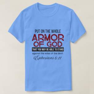 Efesus 6:11 Sätt på er hela Guds rustning T Shirt