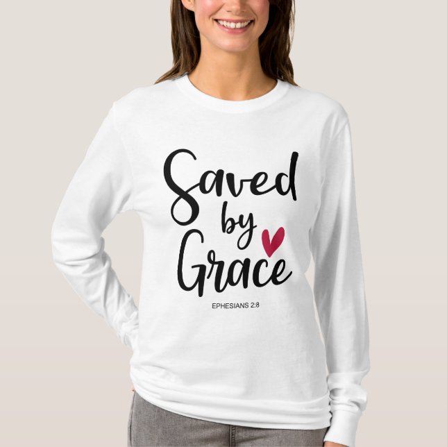 Efesusbrevet 2:8 t shirt (Framsida)