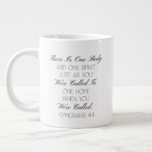 Efesusbrevet 4:4 Hope Bibelvers Mugg Jumbo Mugg