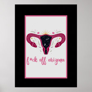 Eff av Arizona Celestial Uterus Pro-Choice Poster