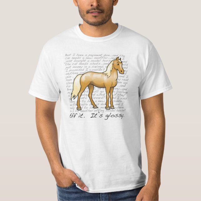 Eff det.  Det är glossy. Tee Shirt (Framsida)