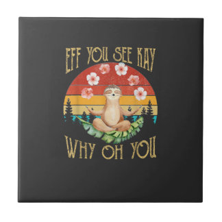 Eff You See Kay Why Oh You Seng T-Shirt Kakelplatta