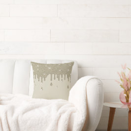 Effekt och miniatyrdiagram för Silver Glitter Kudde