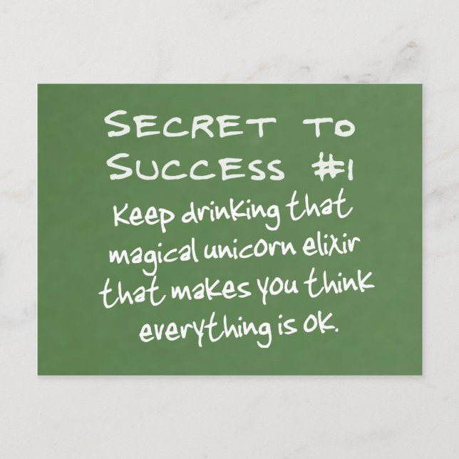 Effekten av positivt tänkande vykort (Framsida)