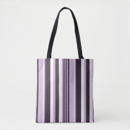 Effektiv Lilac Contemporary Lodrät Rand Tygkasse