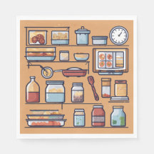 Effektiv Pappersservett för matlagning, organisera