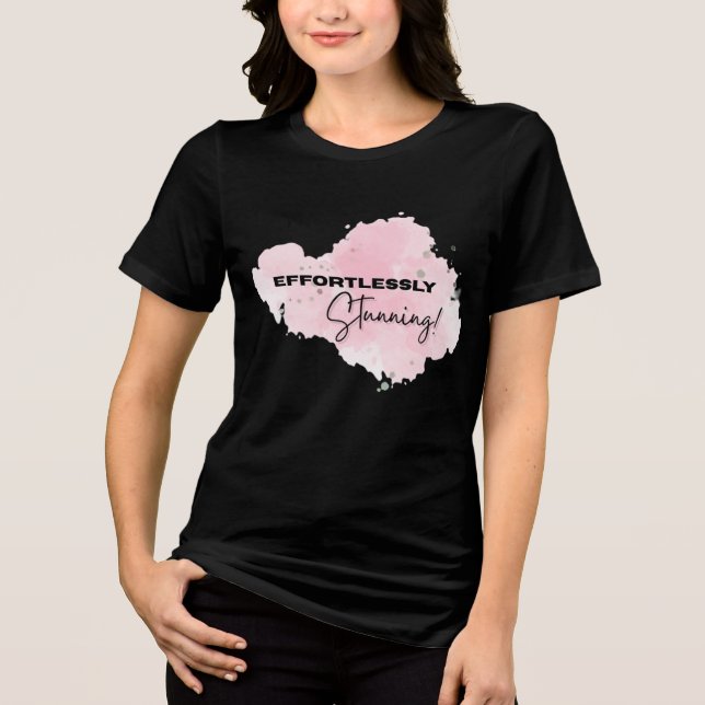 EFFEKTIVT STÄNG KVINNOR Tshirt T Shirt (Framsida)