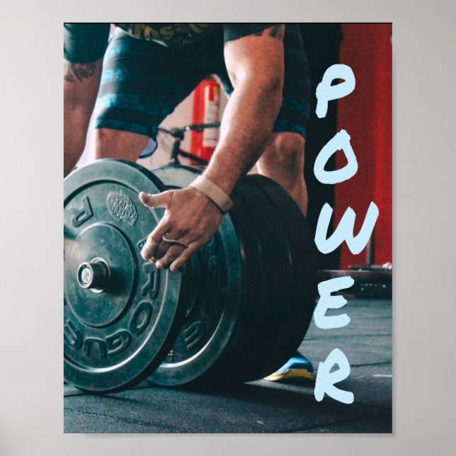 Effektvikt Upphäftande munstyckshälsa Poster (Framsidan)