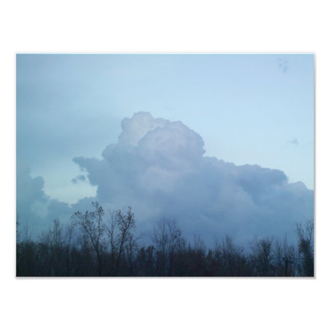 Effercence Shades of Blue Fototryck (Framsidan)