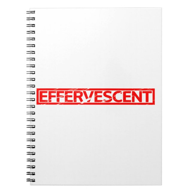 Effervescent Frimärke Anteckningsbok (Framsidan)