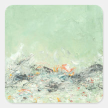 Effervesp - grönt minimalist abstrakt konst