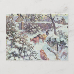 Effet de Neige a Montfoucault, 1882 Vykort