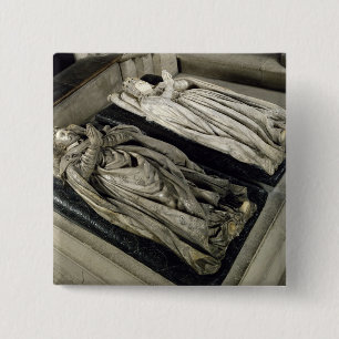 Effigies av Henri II och Catherine de Medici Knapp