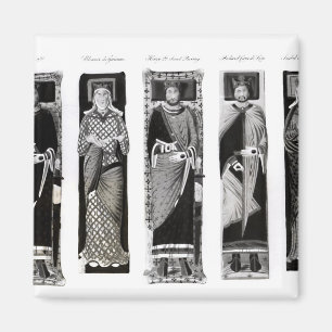 Effigies av Henry II Eleanor av Aquitaine Magnet