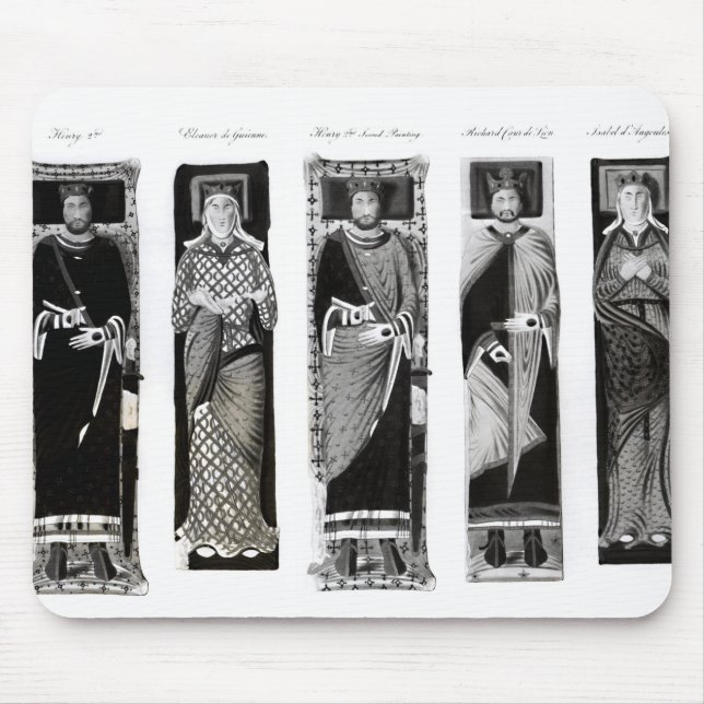 Effigies av Henry II Eleanor av Aquitaine Musmatta (Framsidan)