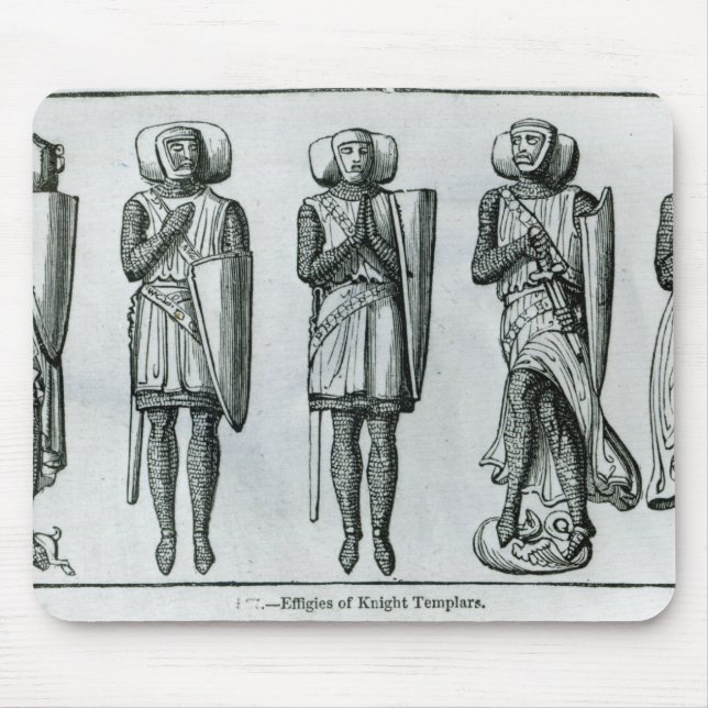 Effigies av riddaren Templars Musmatta (Framsidan)