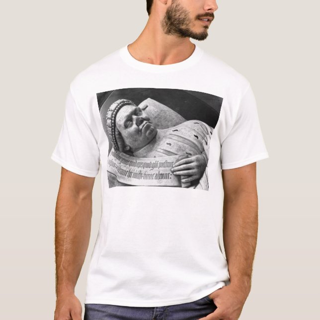 Effigy av Duc Jean de Bär Räkna av Poitiers Tee Shirt (Framsida)