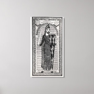 Effigy av Geoffrey Plantagenet Canvastryck