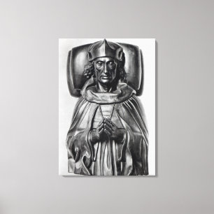 Effigy av Henry VII i den Westminster abbeyen Canvastryck