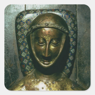 Effigy av William de Valence Earl av pembroken Fyrkantigt Klistermärke