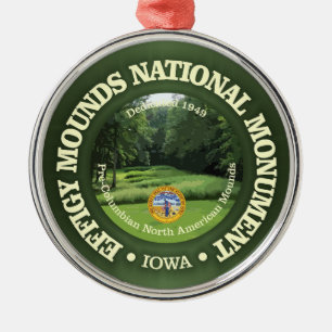 Effigy Mounds (NM) Julgransprydnad Metall