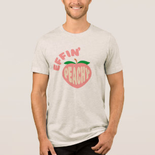Effin 'Peachy Sarcastic Grafisk T-Shirt