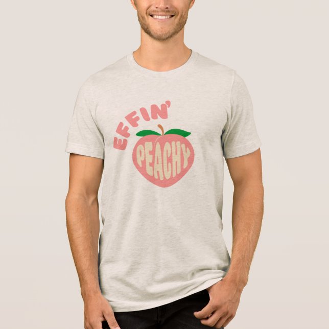 Effin 'Peachy Sarcastic Grafisk T-Shirt (Framsida)