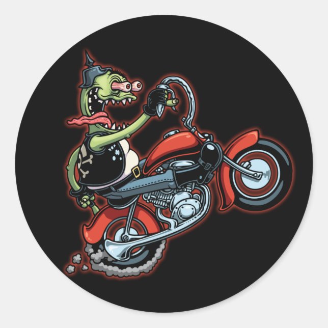 Effin'Efrem Runt Klistermärke (Framsida)