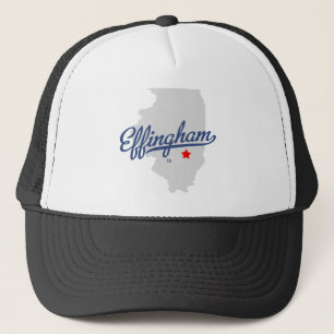 Effingham Illinois IL skjorta Truckerkeps