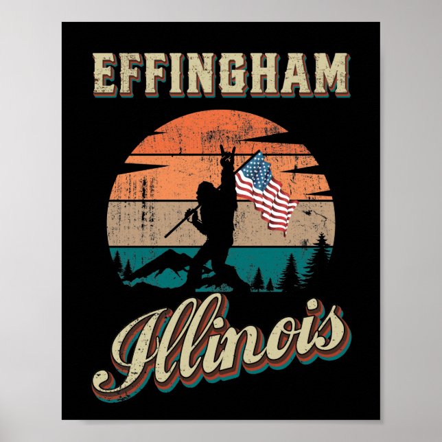 Effingham Illinois Poster (Framsidan)
